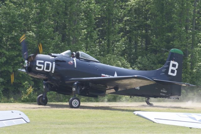 REARWIN Skyranger (N23827) - Douglas AD-4 Skyraider at Warbirds over the Beach in Virginia Beach, VA on Saturday, 16 May 2015.