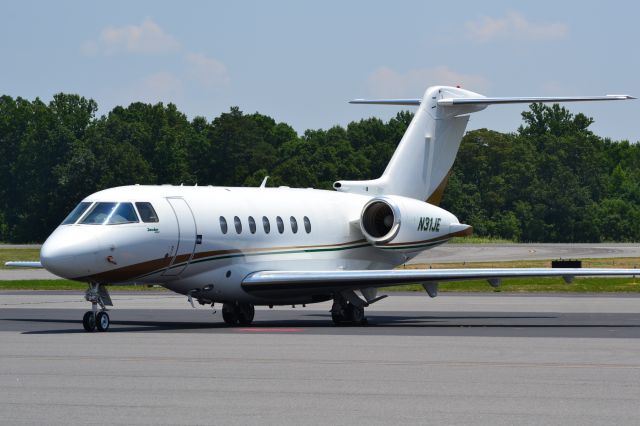 Hawker Beechcraft 4000 (N31JE) - N450JE LLC (JORDACHE ENTERPRISES, INC. / NAKASH HOLDINGS) at KJQF - 6/19/18