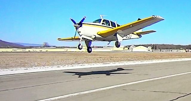 Beechcraft Bonanza (33) (N5460U) - Still from 4 ship formation flight~