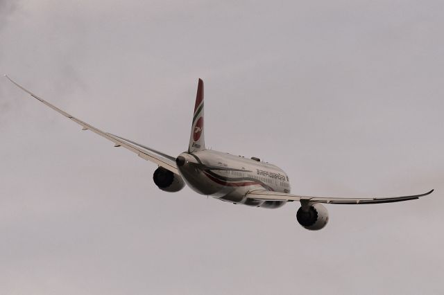 Boeing 787-8 (S2-AJT) - 16th Sept., 2023:  Banking to the south soon after takeoff from runway 09R at London Heathrow as flight BG 202 departs for Sylhet's Osmani International.
