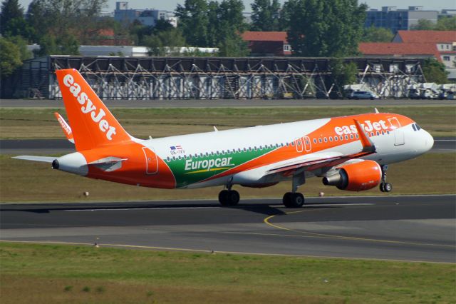 Airbus A320 (OE-IVV) - Airbus A320-214(WL), easyJet, OE-IVV, EDDT Airport Berlin-Tegel, 08.May 2018