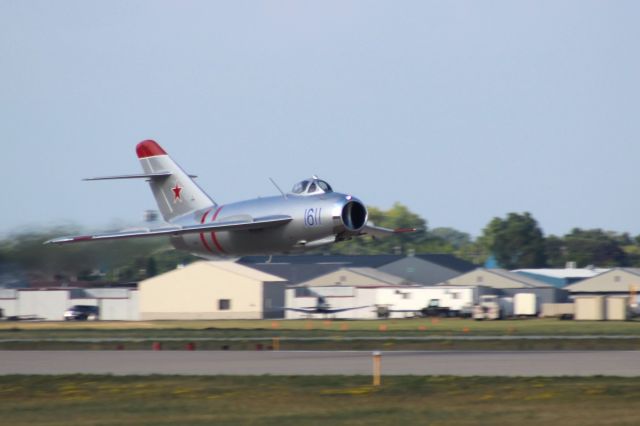 MIKOYAN MiG-17 (NX217SH) - "On the Deck" at Mach .9br /Randy Ball "Ringing His Mig Out".br /The airshow announcer gave the speed as Mach .9