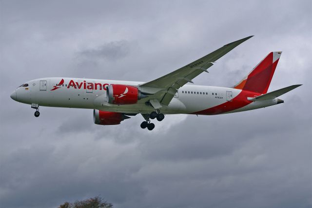 Boeing 787-8 (N783AV) - Boeing 787-8 Dreamliner, Avianca, N783AV, 14.Oct.2022, EGLL London Heathrow, Myrtle Ave