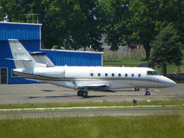 GILES G-200 (N70TT) - This IAI Gulfstream is shown here catching some Tarmac time in the Spring of 2014.
