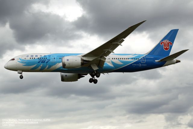 Boeing 787-8 (B-2733) - Taken from Myrtle Avenue