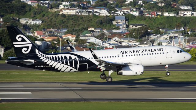 Airbus A320 (ZK-OXM)