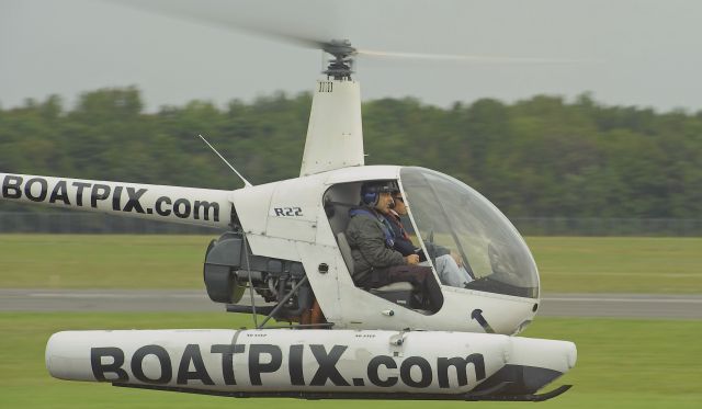 Robinson R-22 (N8316D) - BoatPix .com Taxing for Takeoff Cape May county NJ