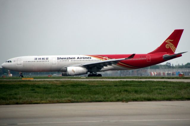 Airbus A330-300 (B-1072) - Taxiing to Stand 248 on 1-May-19 operating flight CSZ9067 from ZGSZ.