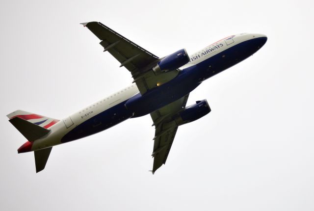 Airbus A320 (G-EUTH) - British Airways -  A320-232 (G-EUYH) departing NCL for destination LHR. (Photo Jun 2016)