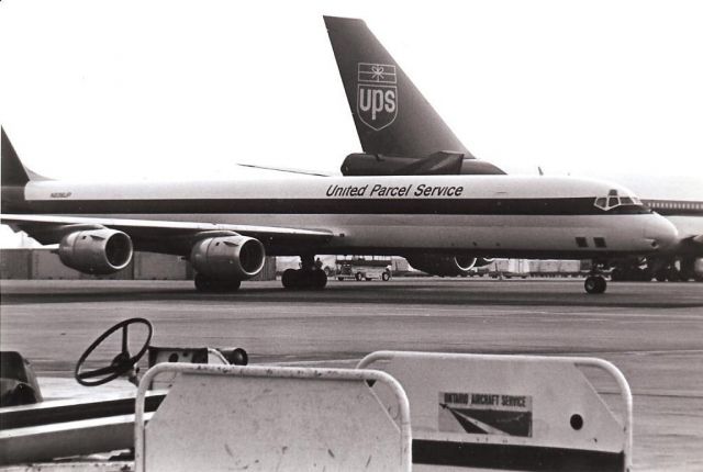 McDonnell Douglas DC-8-60 — - UPS DC-8 at Ontario in the early 1980s