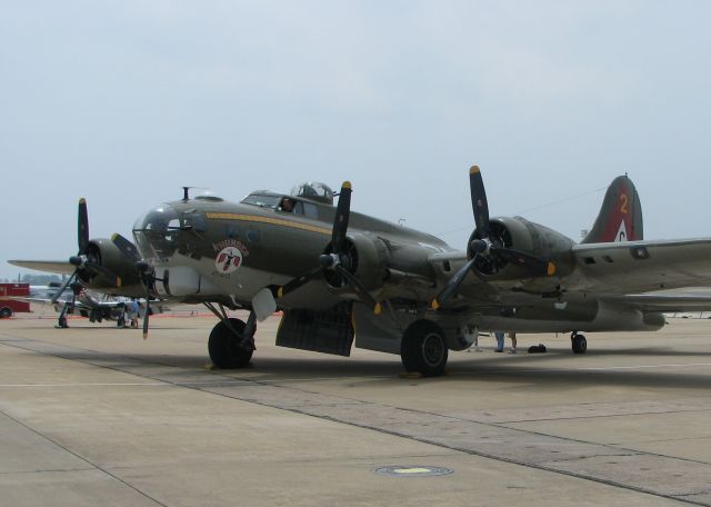 Boeing B-17 Flying Fortress (N900RW) - On display after performing at Barksdale Air Force Base.