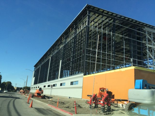 — — - SIGNATURE FLIGHT SERVICES, Hanger and four other buildings under construction on West side of airport .. Scheduled to open November 2015 