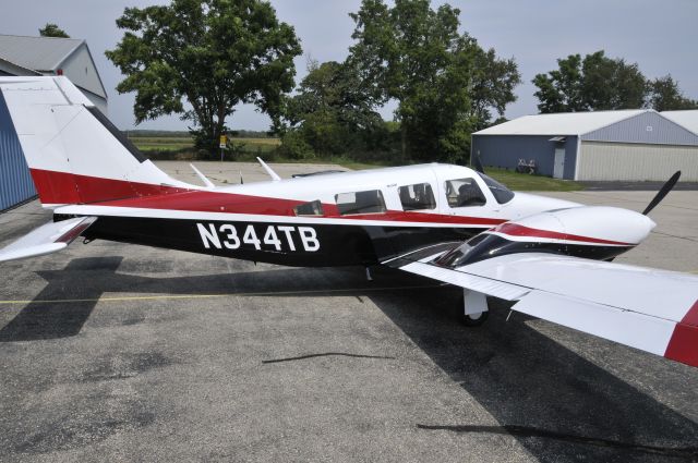 Piper Seneca (N344TB) - Just out of the paint shop, August 2017.