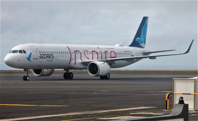 Airbus A321neo (CS-TSI) - Santa Maria Island International Airport - LPAZ - Azores. March 10, 2021