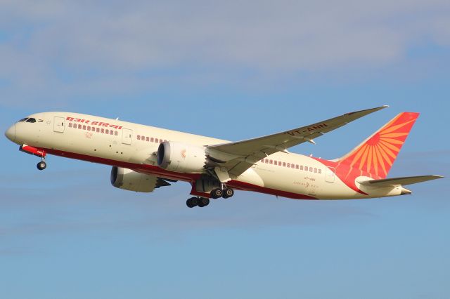 Boeing 787-8 (VT-ANN) - An Air India B787-8 taking off from runway 27L at LHR.br /br /Location: Heathrow T5 Spotting Point.br /Date: 12.10.22 (dd/mm/yy).