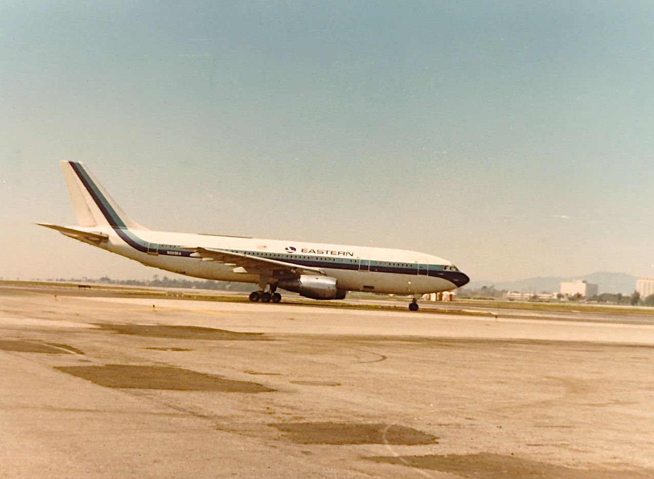 — — - Eastern A300 Airbus departing KLAX spring of 1977