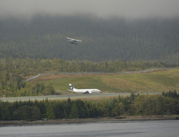 — — - Ketchikan Airport mixed floatplane and jet traffic at this interesting location