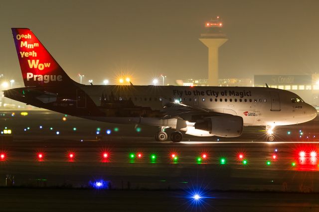 Airbus A319 (OK-NEP) - with a little bit fog