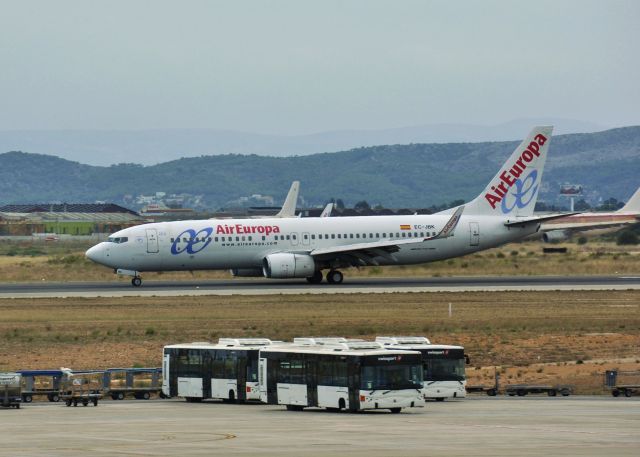 Boeing 737-800 (EC-JBK) - Air Europa Boeing 737-85P(WL) EC-JBK in Valencia 