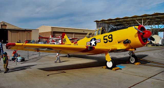 Grumman Tr2 (N6360G) - N6360G  1943 North American SNJ-4 Texan Bu. No. 27637 s/n 88-13132 - Las Vegas - Nellis AFB (LSV / KLSV)br /Aviation Nation 2016 Air Showbr /USA - Nevada, November 12, 2016br /Photo: TDelCoro