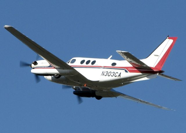 Beechcraft King Air 90 (N303CA) - At Downtown Shreveport.