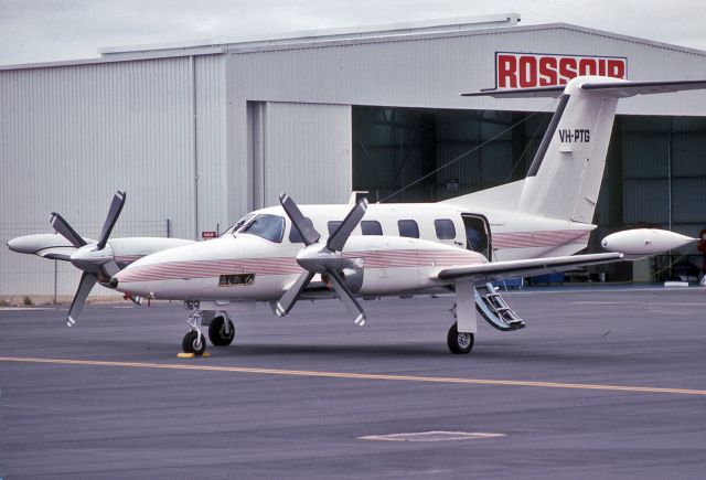 Piper Cheyenne 400 (VH-PTG) - PIPER PA-42-1000 CHEYENNE 400LS - REG VH-PTG (CN 42-5527034) - PARAFIELD AIRPORT ADELAIDE SA. AUSTRALIA - YPPF 17/11/1988