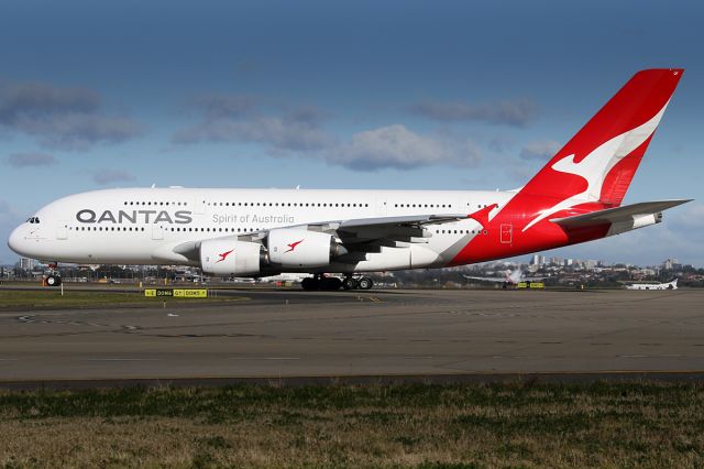 Airbus A380-800 (VH-OQF) - on 9 August 2019