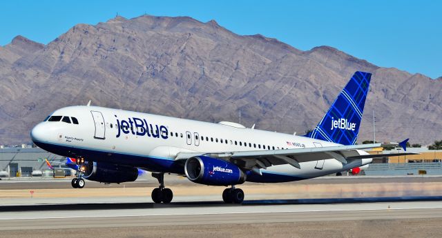 Airbus A320 (N565JB) - N565JB JetBlue Airways 2003 Airbus A320-232 - cn 2031 "Bippity, Boppity Blue" - Las Vegas - McCarran International Airport (LAS / KLAS)br /USA - Nevada October 24, 2015br /Photo: Tomás Del Coro