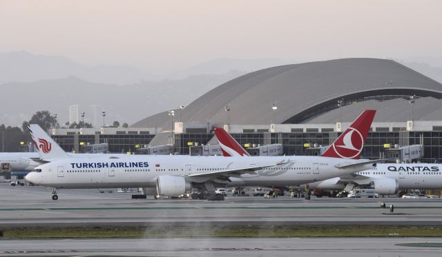 BOEING 777-300ER (TC-LJC) - Taxiing at LAX