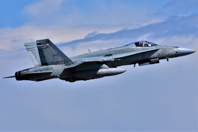 McDonnell Douglas FA-18 Hornet (18-8780) - RCAF CF-188 Hornet departing YYC on June 9.