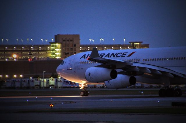 Airbus A340-300 (F-GLZN) - Taken 8/27/14 by Erica Eide.