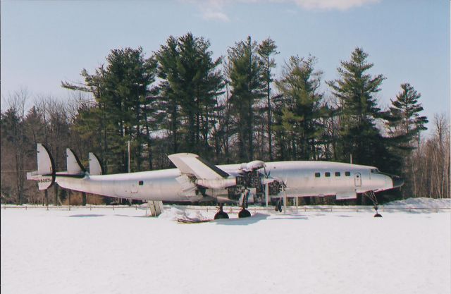 Lockheed EC-121 Constellation (N8083H) - One of Maurice Roundy's Connies parked in Maine back in March of 2008