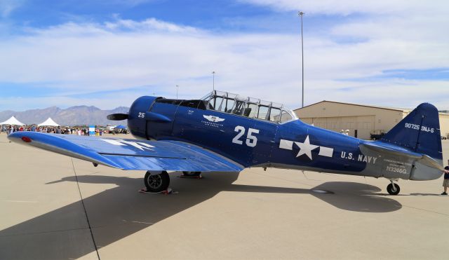 North American T-6 Texan (N3246G) - 23 Mar 2019br /Thunder & Lightning Over Arizona