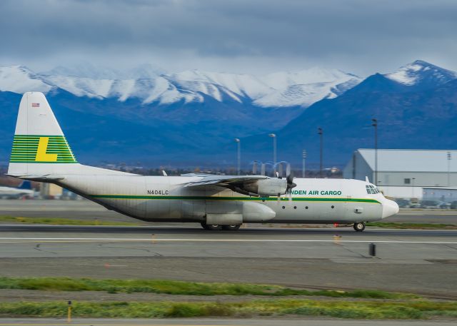 Lockheed C-130 Hercules (N404LC) - Lynden Air Cargo Lockheed L100/C130 rolling down the runway for departure at Anchorage. ©Bo Ryan Photography | a rel=nofollow href=http://www.facebook.com/BoRyanPhotowww.facebook.com/BoRyanPhoto/a Please vote if you like the image!