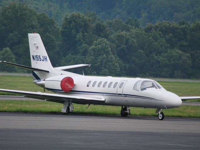 Cessna Citation II (N155JH) - JACK HENRY & ASSOCIATES Parked at Concord Regional Airport - 6/15/09