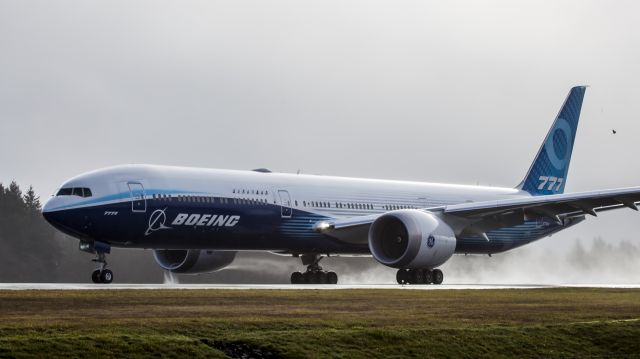 BOEING 777-9 (N779XW) - First Flight takeoff roll 1/25/2020