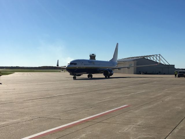 Boeing 737-800 (N749MA) - Purdue Football departure to Minnesota 11/4/16.br /br /a rel=nofollow href=http://flightaware.com/live/flight/N749MAhttp://flightaware.com/live/flight/N749MA/a