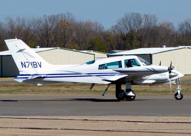 Cessna 310 (N71BV) - At Downtown Shreveport. 1972 Cessna 310Q 