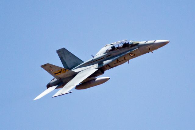 McDonnell Douglas FA-18 Hornet (A21101) - McDonnell FA-18B  A21-101 ARDU markings YPEA 6/12/16