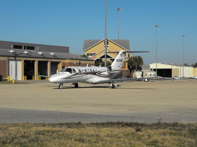 Cessna Citation CJ3 (DPJ328) - A beautiful Citation CJ3 taxiing out of Million Air Tallahassee.