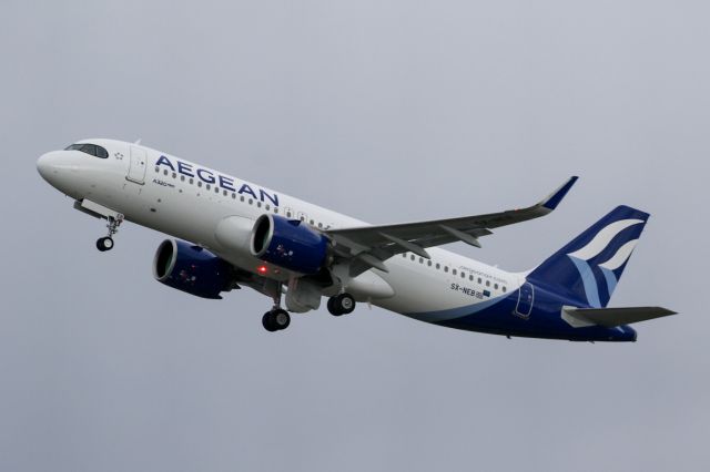 Airbus A320neo (SX-NEB) - AEE639 to Athens
