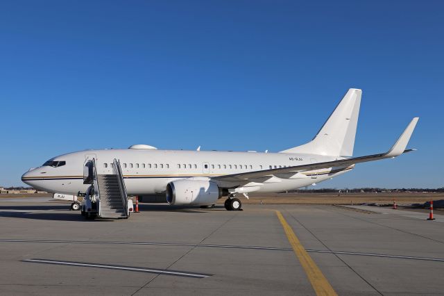 Boeing 737-700 (A6-RJU) - B737-700 BBJ on 5 Mar 2021.