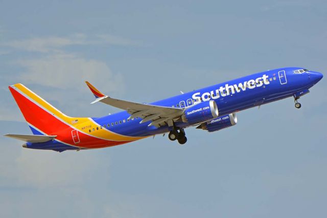 Boeing 737 MAX 8 (N8711Q) - Southwest Boeing 737-8 Max N8711Q at Phoenix Sky Harbor on August 25, 2018. 