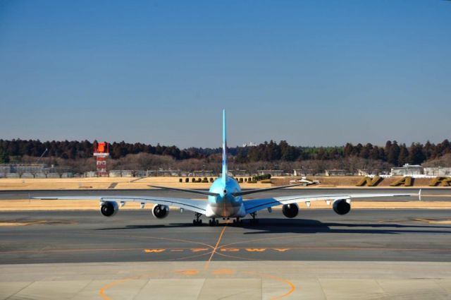 Airbus A380-800 (HL7613) - 2012 - Rear view...