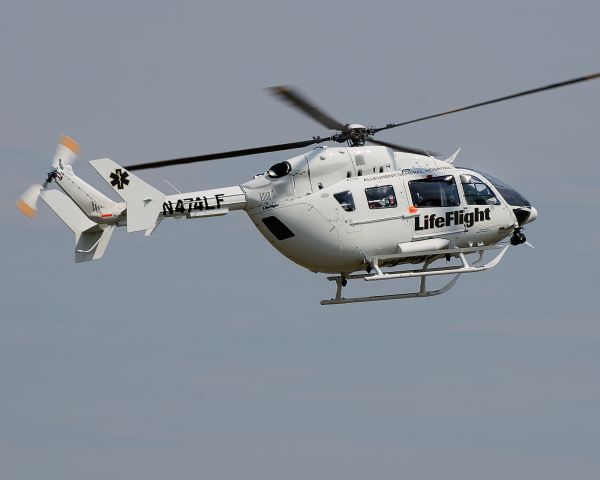 KAWASAKI EC-145 (N474LF) - Returning to assume alert