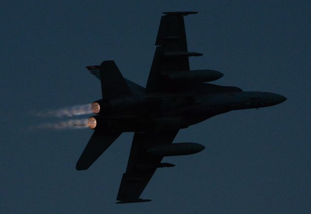 McDonnell Douglas FA-18 Hornet — - Night Departure - Van Nuys