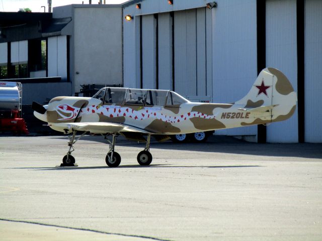 YAKOVLEV Yak-52 (N520LE) - On the ramp