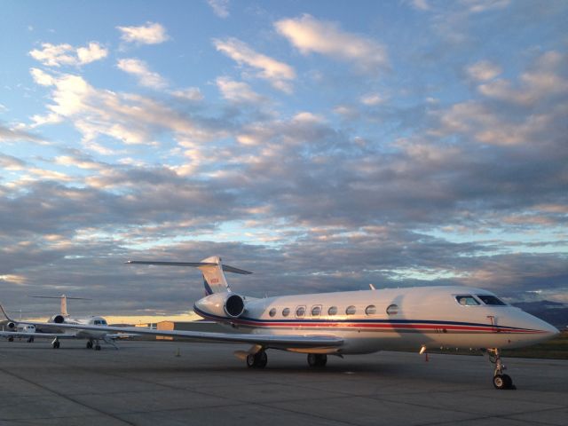 Gulfstream Aerospace Gulfstream G650 (N100A) - Hunting season in Sheridan