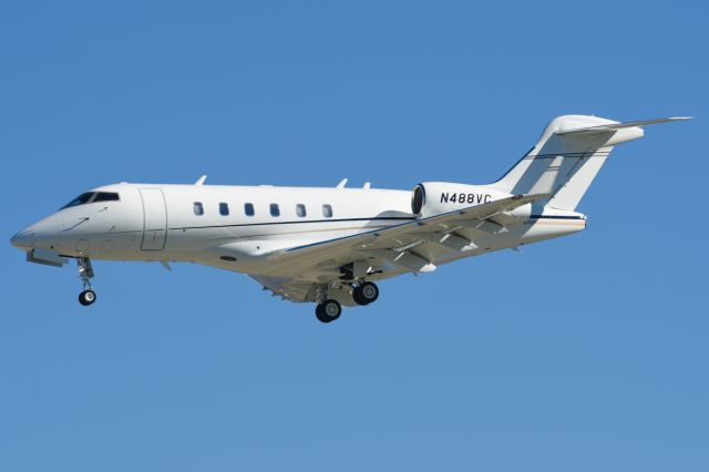 Bombardier Challenger 300 (N488VC) - Private Challenger 300 arriving from Philadelphia Intl (KPHL) for the big game.