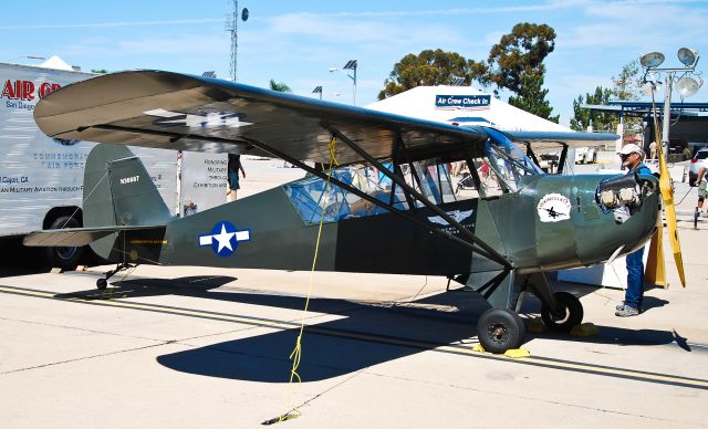 N36687 — - N36687  1941 Aeronca 65-TAC Defender C/N L1441TA - Commemorative Air Forcebr /br /Marine Corps Air Station Miramar (MCAS Miramar) (IATA: NKX, ICAO: KNKX, FAA LID: NKX)br /Photo: Tomás Del Corobr /Miramar Air Show 2014br /October 4, 2014 